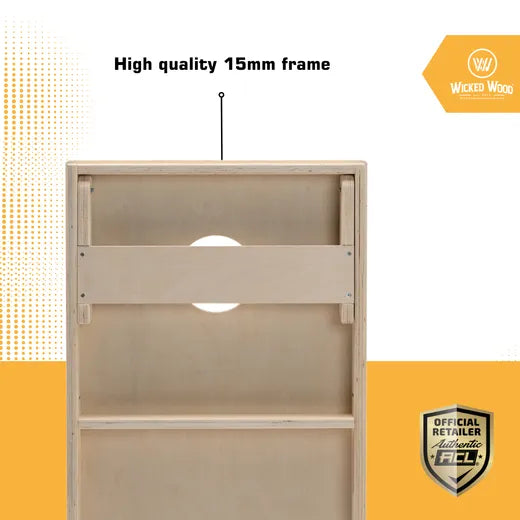 TRIANGLE - Cornhole Set - 2 board / 2x4 zakjes Cornhole sets Wicked Wood Games