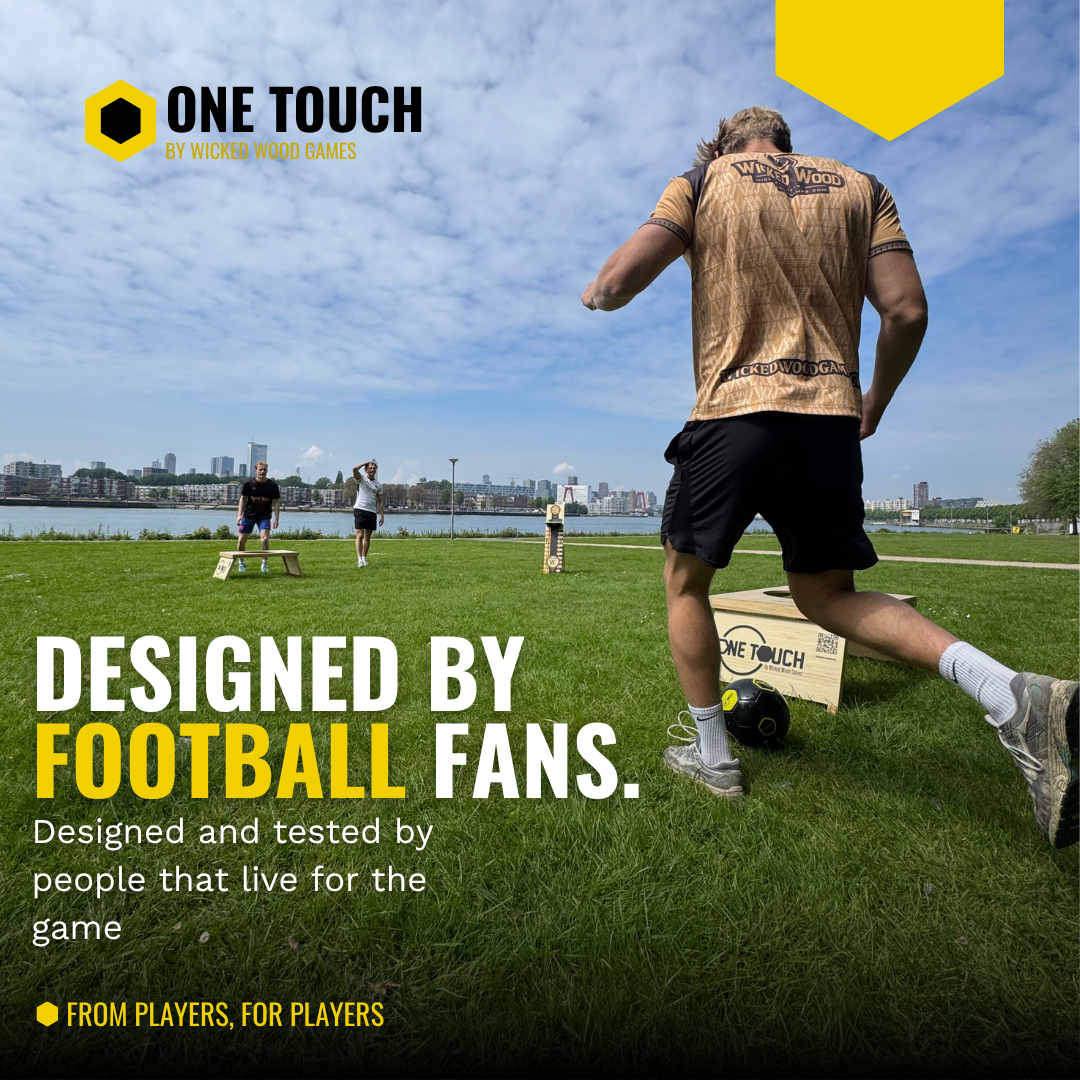 OneTouch Soccer Game Starting Kit - Includes 1 board / Premium Soccer Ball / Carry Bag