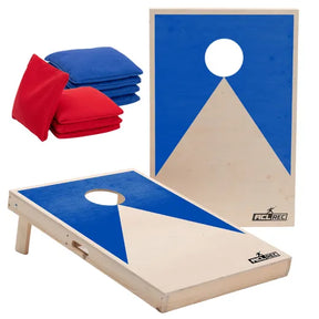 Cornhole Set - 90x60 - Blue Cornhole sets Wicked Wood Games