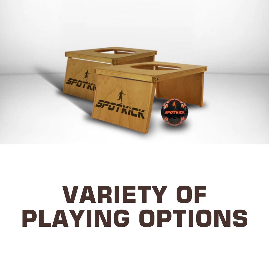 Custom Spotkick - Complete Set Eigen Design - Inclusief 2x boards / Voetbal / Draagtas Cornhole sets Spotkick