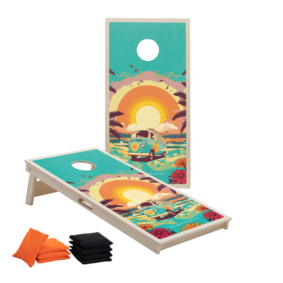 Hippy Cornhole Set - 120x60cm - 10mm REC Boards