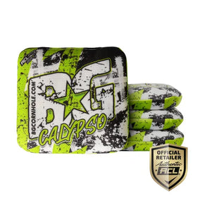 BG - CALYPSO - 2025 - ACL PRO - 1x4 Cornhole Bags Cornhole Bags BG Cornhole Lime Lightning Strike