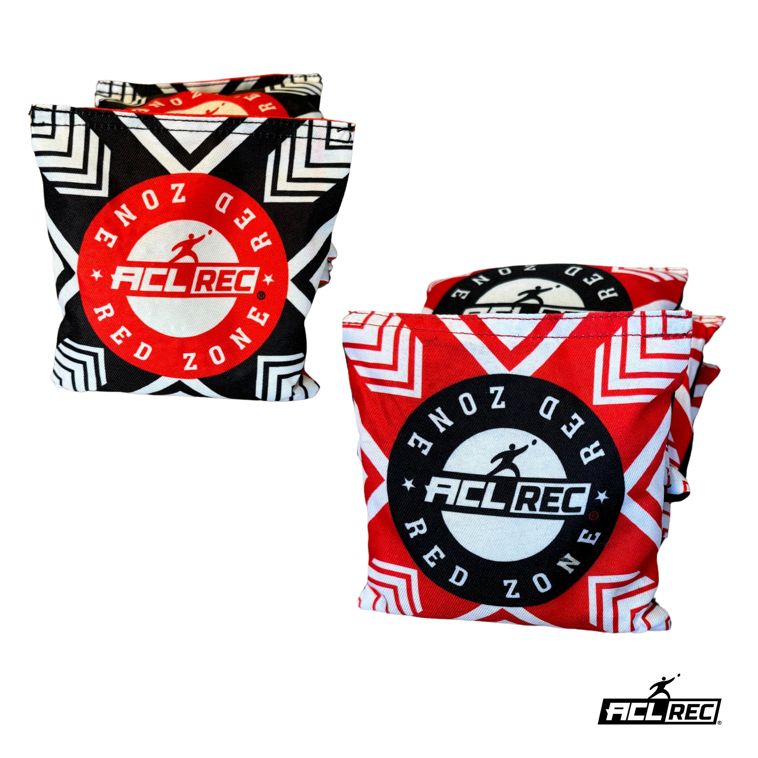 Red Zone Cornhole Bags - 2x4 Bags - 400g ACL