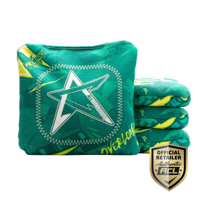 OVERLOAD 2025 - ACL PRO - 1x4 Cornhole Bags Cornhole Bags AllCornhole Green