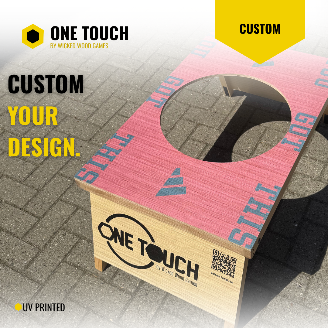 Custom OneTouch - Complete Set Eigen Design - Inclusief 2x boards / Voetbal / Draagtas