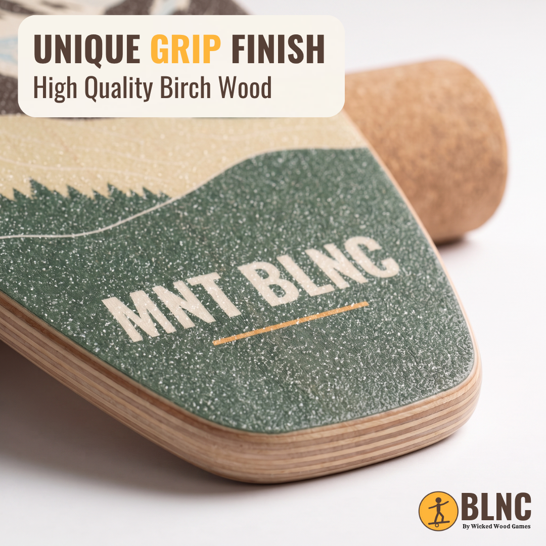BLNC Balance Boards - ALPINE COLLECTION - Incl. Roller and Board Stoppers