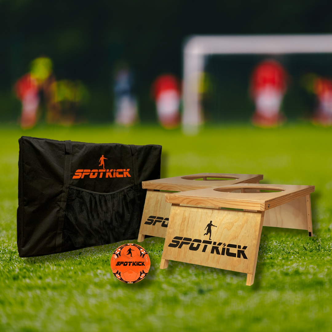 Custom Spotkick - Complete Set Eigen Design - Inclusief 2x boards / Voetbal / Draagtas Cornhole sets Spotkick