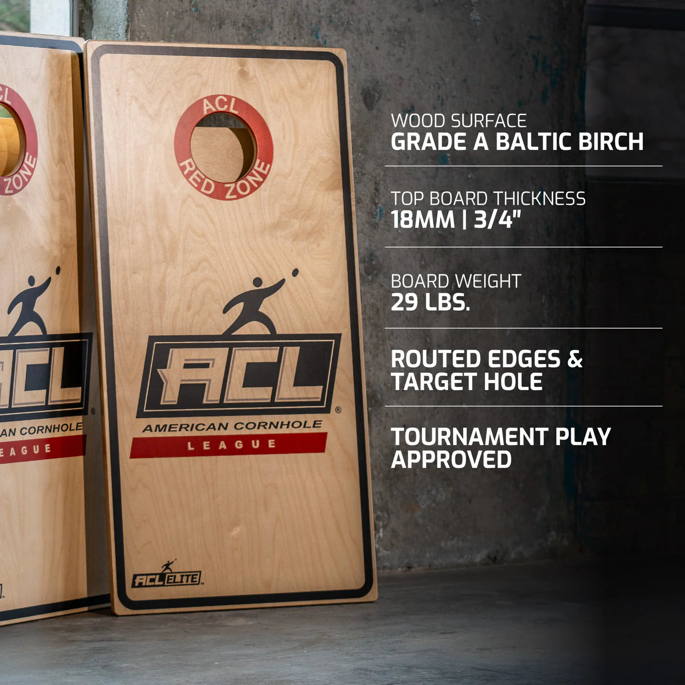 Official American Cornhole League (ACL) ELITE 18MM Cornhole Set Cornhole sets Wicked Wood Games