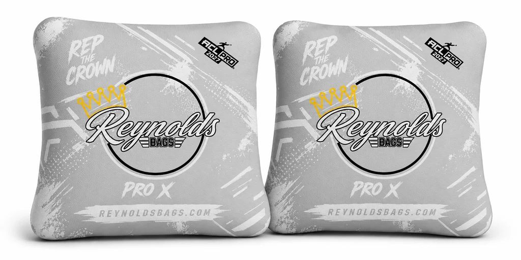 Reynolds Pro X Silver - ACL Pro 2027 Cornhole Bags