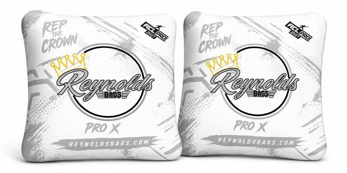 Reynolds - Pro X - 2027 - Pro Bags Cornhole Bags Reynolds White