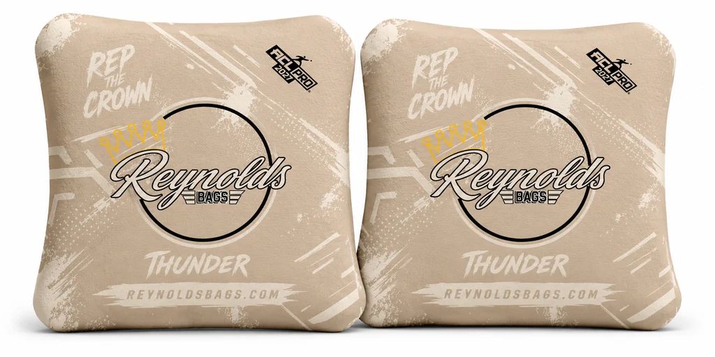 Reynolds Thunder Black - ACL Pro 2027 Cornhole Bags