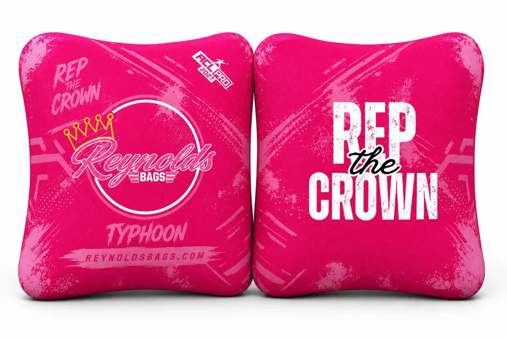 Reynolds Typhoon Black - ACL Pro 2027 Cornhole Bags