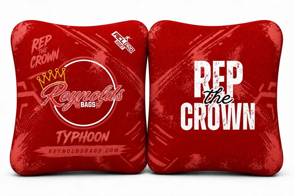 Reynolds Typhoon Grey - ACL Pro 2027 Cornhole Bags