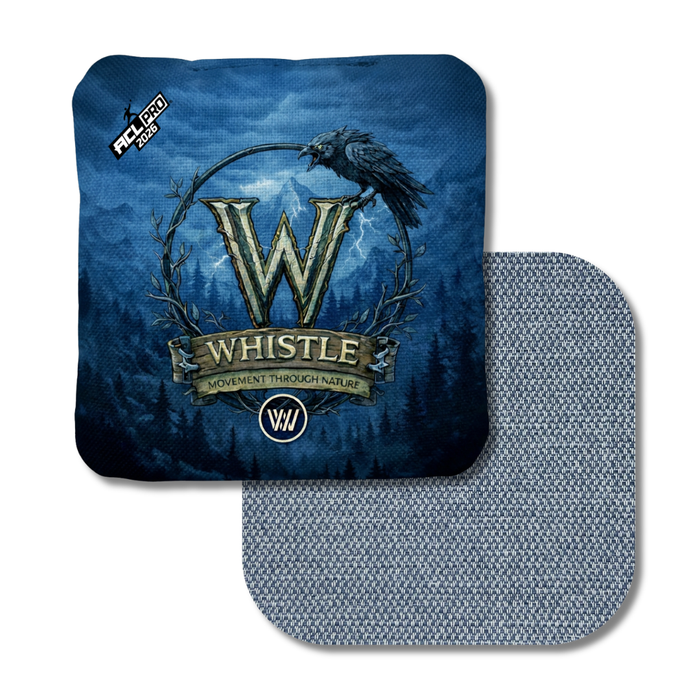 Wicked Wood - WHISTLE - ACL Pro Series - 2027 Cornhole Bags Wicked Wood Games Blue